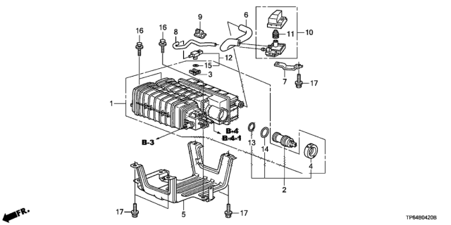 2011 Honda Crosstour Canister Diagram