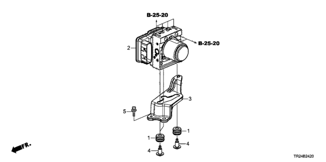 2012 Honda Civic VSA Modulator Diagram