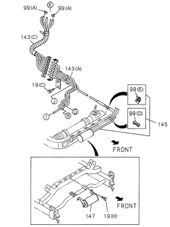 1998 Honda Passport Vacuum Tank Diagram