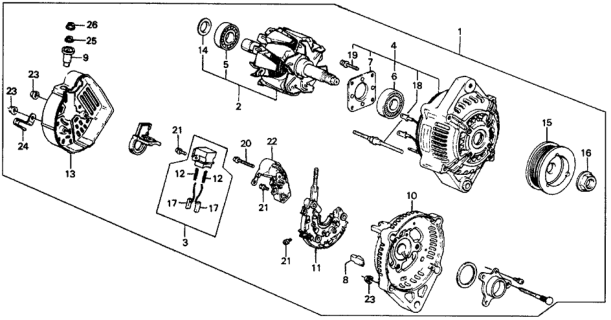 1984 Honda Civic Alternator Diagram