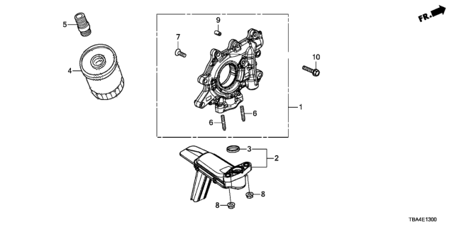 2017 Honda Civic Oil Pump Diagram