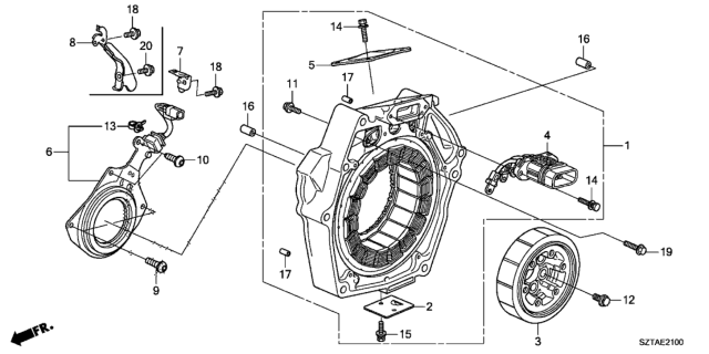 2013 Honda CR-Z Ima Motor Diagram