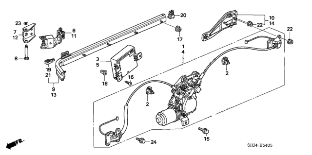 2010 Honda Odyssey Slide Door Motors Diagram