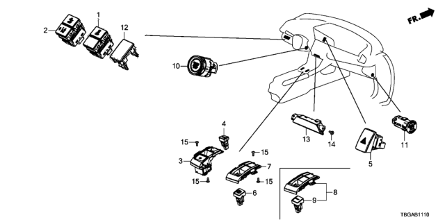 2020 Honda Civic Switch Diagram