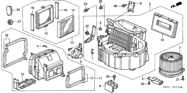 2002 Honda Insight Heater Blower Diagram