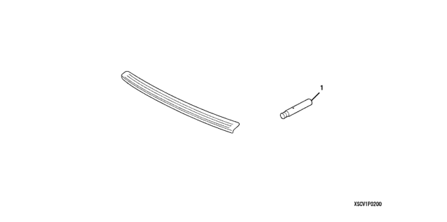 2005 Honda Element Rear Bumper Trim Diagram