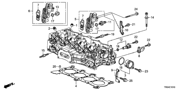 2012 Honda Civic Spool Valve (1.8L) Diagram