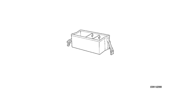 2006 Honda Odyssey 5 Door EXL-T (NAVIGATION) KA 5AT Cargo Organizer Diagram