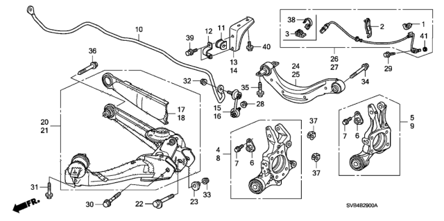 2010 Honda Civic Rear Lower Arm Diagram