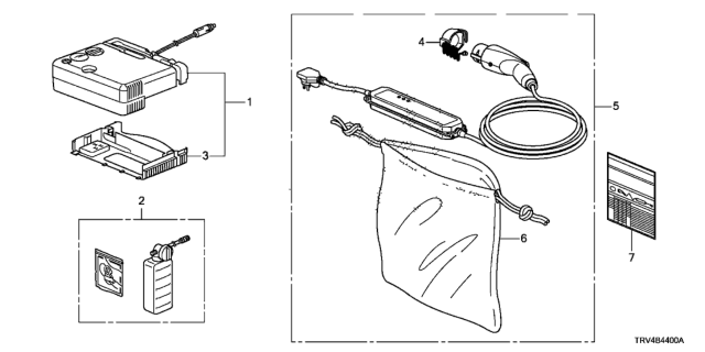 2018 Honda Clarity Electric Tool Diagram