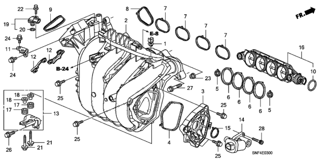 2010 Honda Civic Intake Manifold Diagram