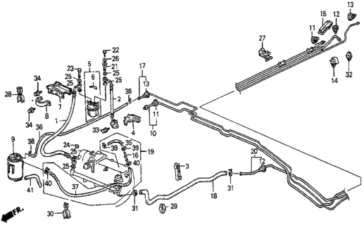 1987 Honda Prelude 2 Door SI KA 5MT Canister Diagram