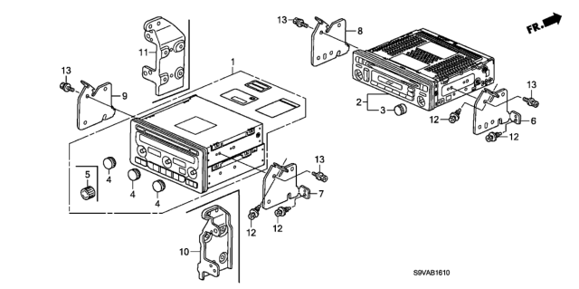 2008 Honda Pilot Auto Radio Diagram