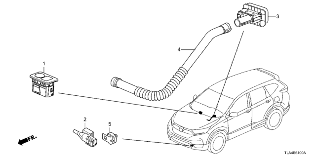 2017 Honda CR-V A/C Sensor Diagram