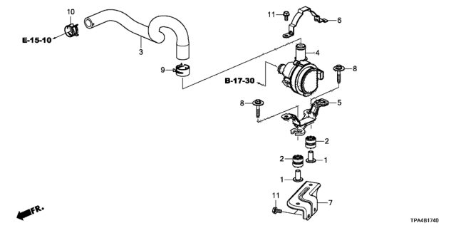 2021 Honda CR-V Hybrid Water Pump Diagram