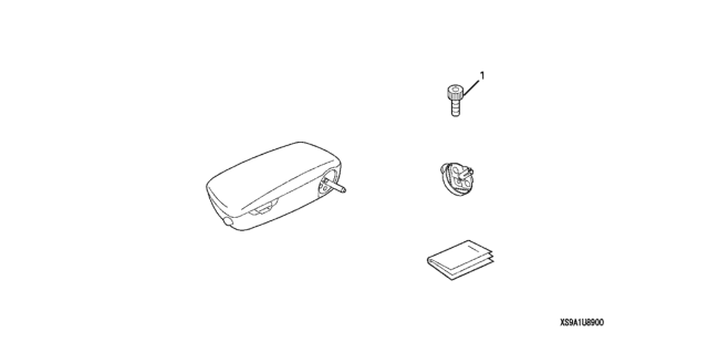 2006 Honda CR-V 5 Door EX (4WD) KA 5MT Armrest Diagram