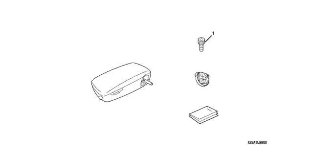 2006 Honda CR-V Armrest Diagram