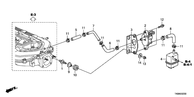 2016 Honda Odyssey Tubing Diagram