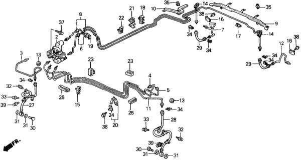 1991 Honda Civic Brake Lines Diagram