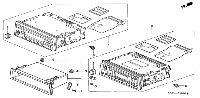 2000 Honda Prelude Auto Radio Diagram