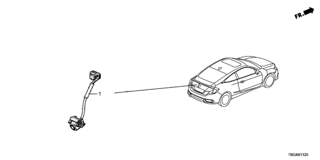 2018 Honda Civic Rearview Camera Diagram