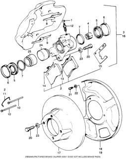 1974 Honda Civic Boot, Piston Diagram for 45214-579-003