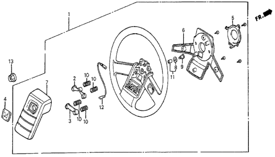 1984 Honda Prelude Insulator A (Nippon Purasuto) Diagram for 53114-SB0-003