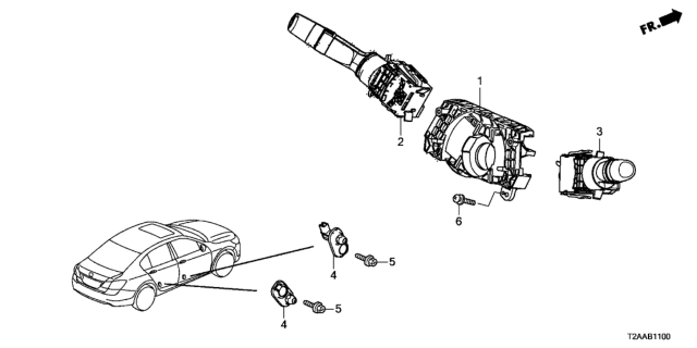 2017 Honda Accord Combination Switch Diagram