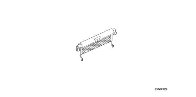 2007 Honda Element 5 Door SC KA 5AT Tailgate Seat-Back Diagram