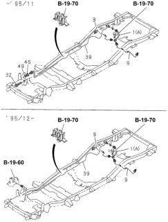 1996 Honda Passport Pipe, Oil Diagram for 8-97101-914-2