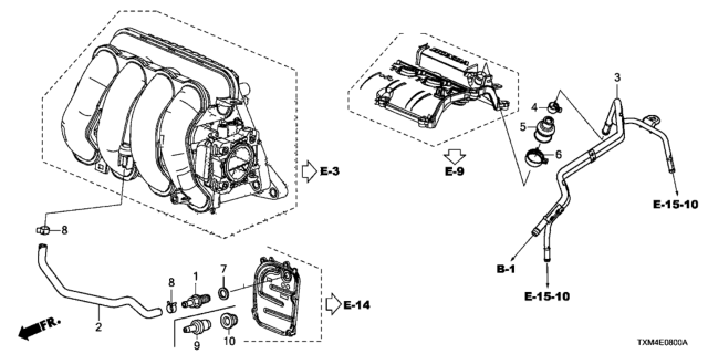 2019 Honda Insight Breather Tube Diagram