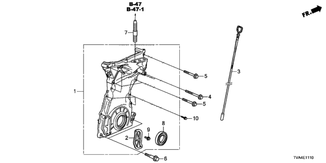 2020 Honda Accord Chain Case Diagram