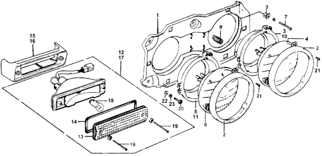 1977 Honda Accord Screw, Adjusting (Stanley) Diagram for 33143-671-003