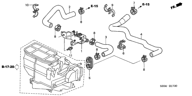 2002 Honda Civic Water Valve Diagram