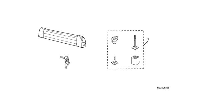 2006 Honda CR-V 5 Door LX (2WD) KA 5AT Ski Attachment Diagram
