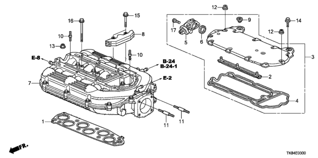 2017 Honda Odyssey Intake Manifold Diagram