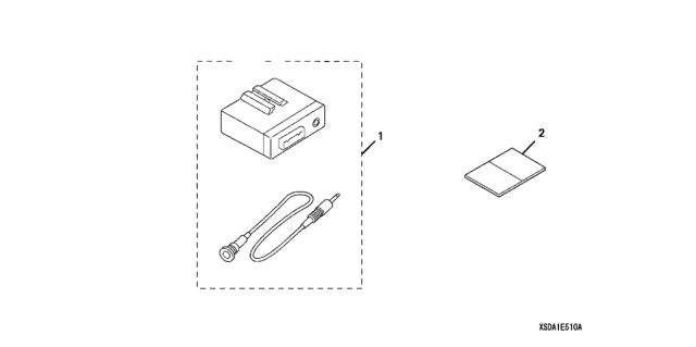 2005 Honda Accord Security System Diagram for 08E51-SDA-100A