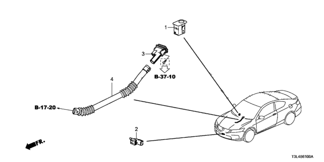 2015 Honda Accord A/C Sensor Diagram