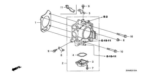 2006 Honda Civic Stay D, Engine Harness Diagram for 32744-RRB-A00