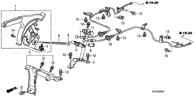 2010 Honda Element Parking Brake Diagram