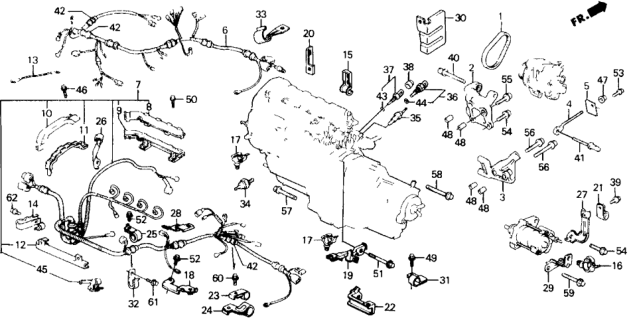 1990 Honda Prelude O-Ring (13.5X1.4) Diagram for 91307-PH7-660