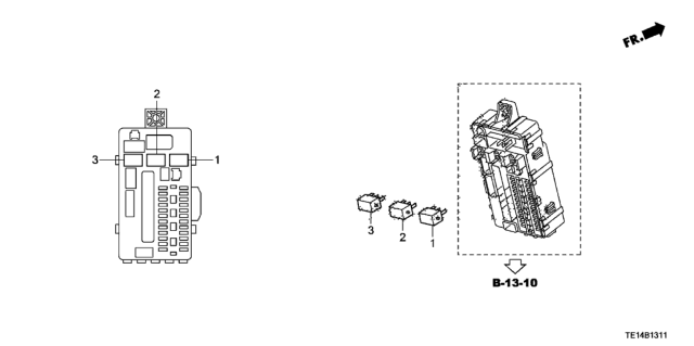 2012 Honda Accord Control Unit (Cabin) Diagram 2