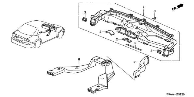 2004 Honda Civic Duct Diagram