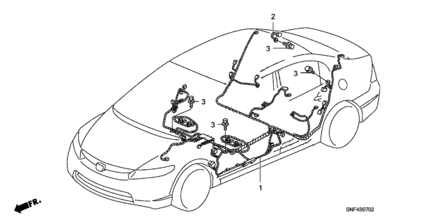 2007 Honda Civic Wire Harness Diagram 3