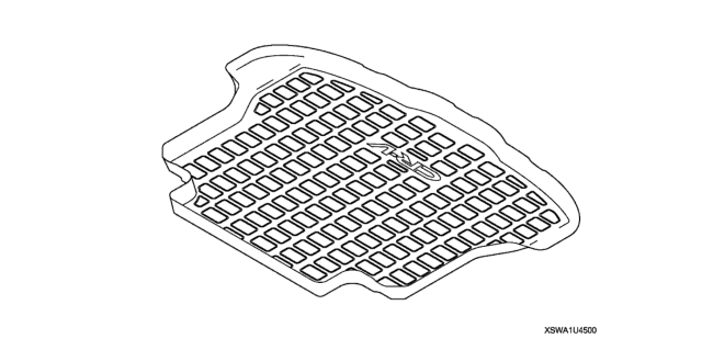 2011 Honda CR-V Cargo Tray Diagram