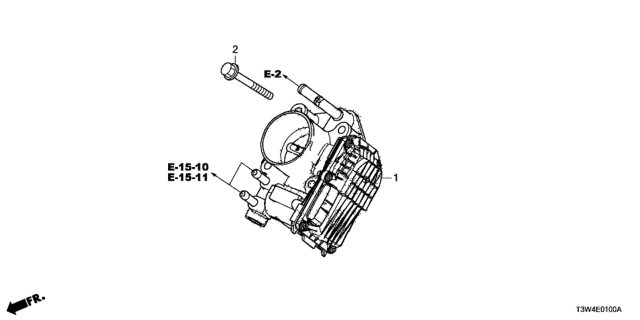 2014 Honda Accord Hybrid Throttle Body Diagram