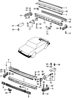 1981 Honda Civic Bolt, Hex. (10X100) Diagram for 92200-10100-0A