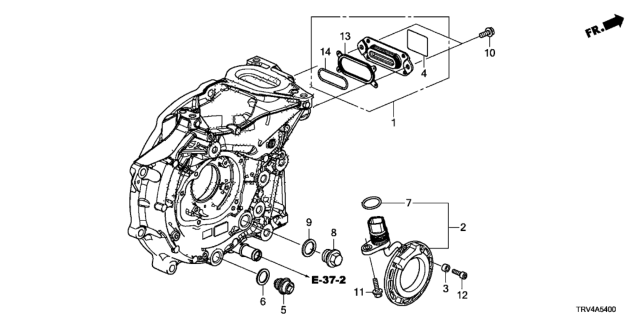 2018 Honda Clarity Electric Label, Caution Diagram for 1K811-5K0-A00