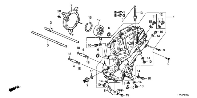 2020 Honda HR-V PLATE, L- SIDE COVER Diagram for 21245-63C-003