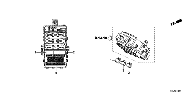 2014 Honda Accord Control Unit (Cabin) Diagram 2